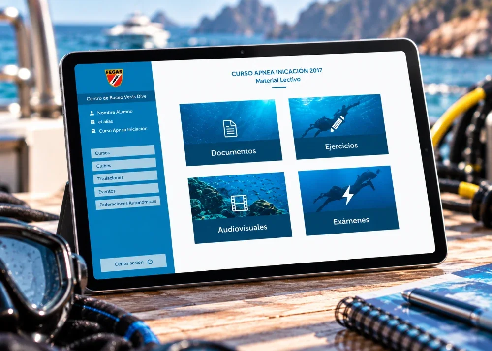 Academia online de submarinismo