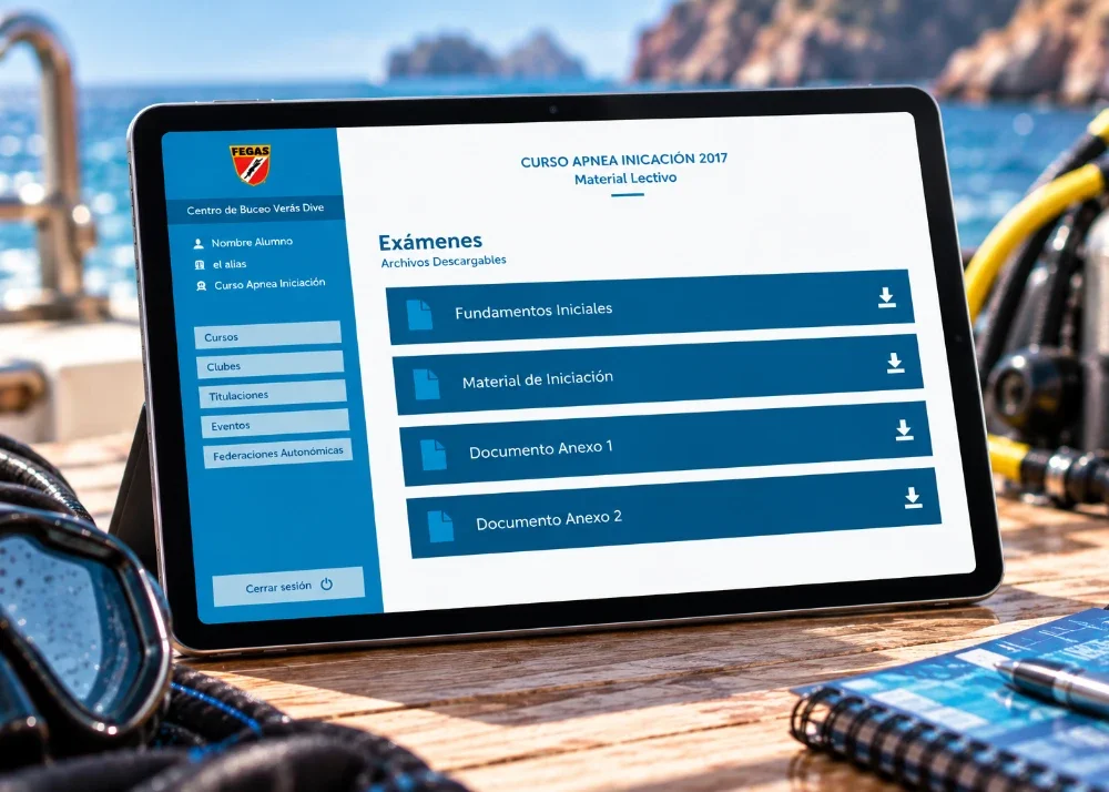 Academia online de submarinismo