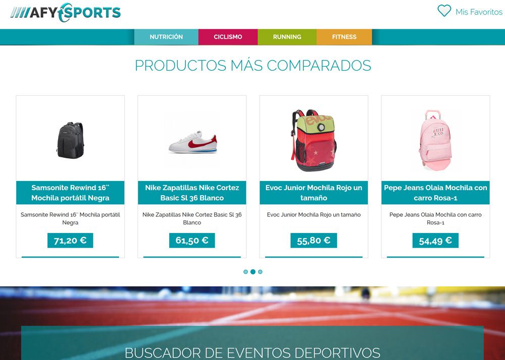 Comparador Productos tiendas online