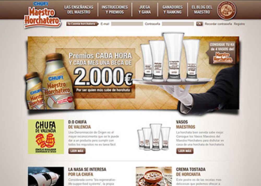 Diseño web Corporativa Maestro Horchatero