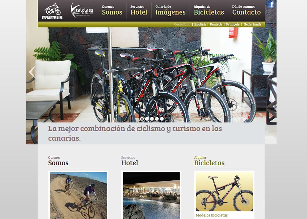 Diseño web Corporativa Sports Unlimited