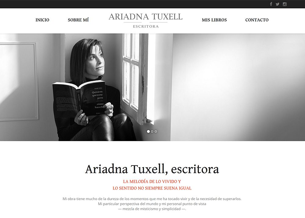 Diseño web para autores y escritores