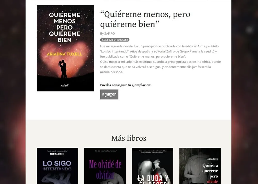 Diseño web para autores y escritores
