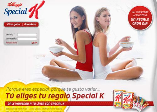 Diseño web Promocional Cereales