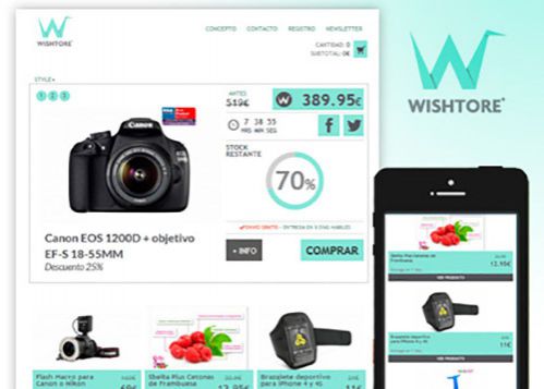 Tienda online a medida Wishtore