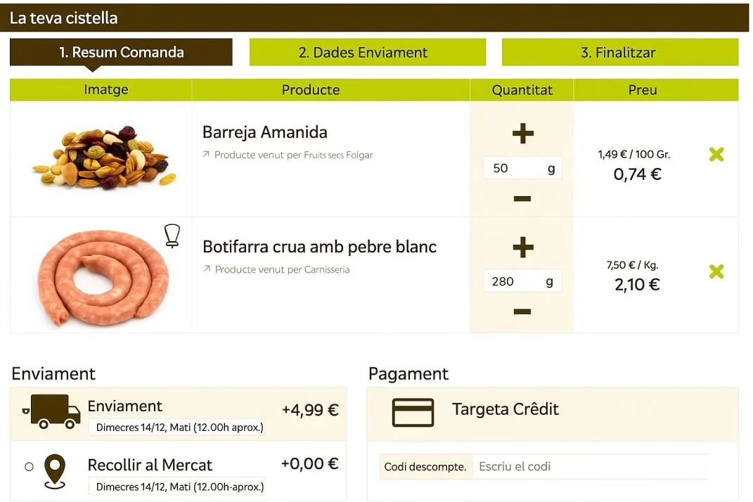 Tienda online multi-tienda en Barcelona