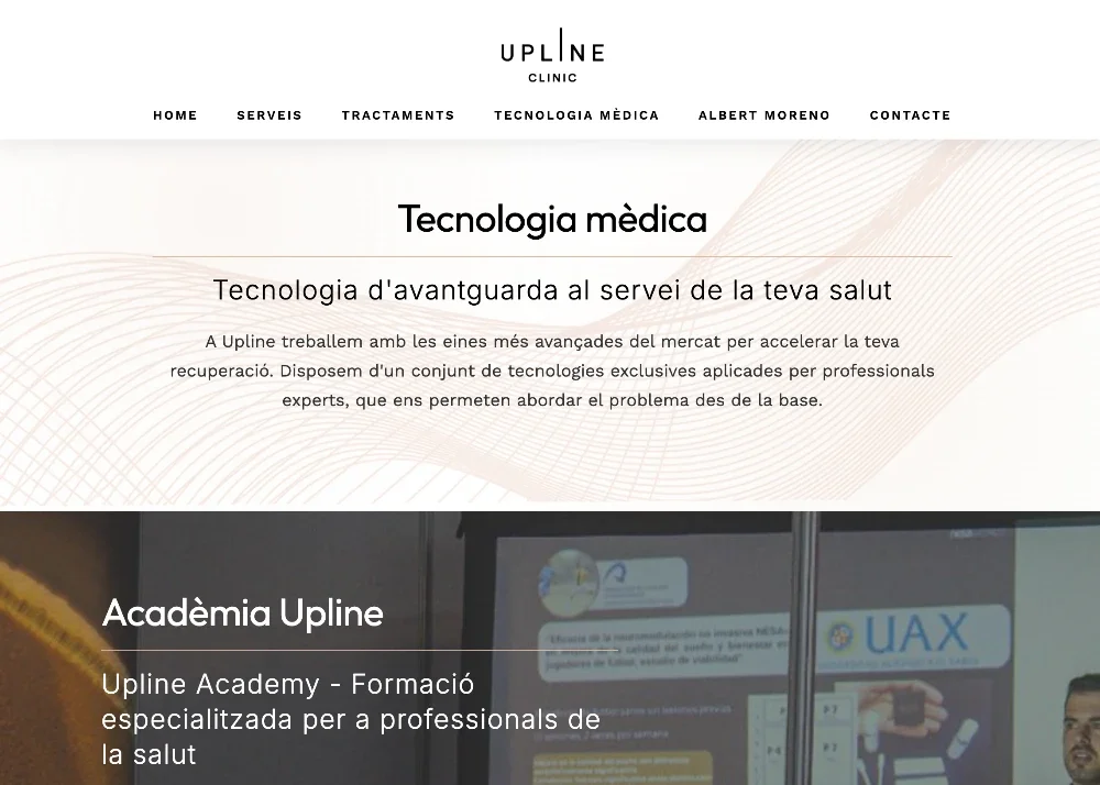 Web centro fisioterapia y osteopatía