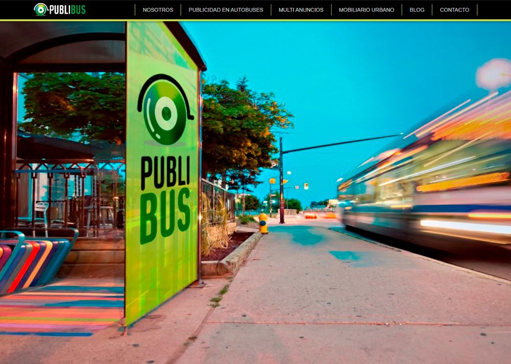 Web corporativa Publibus publicidad exterior